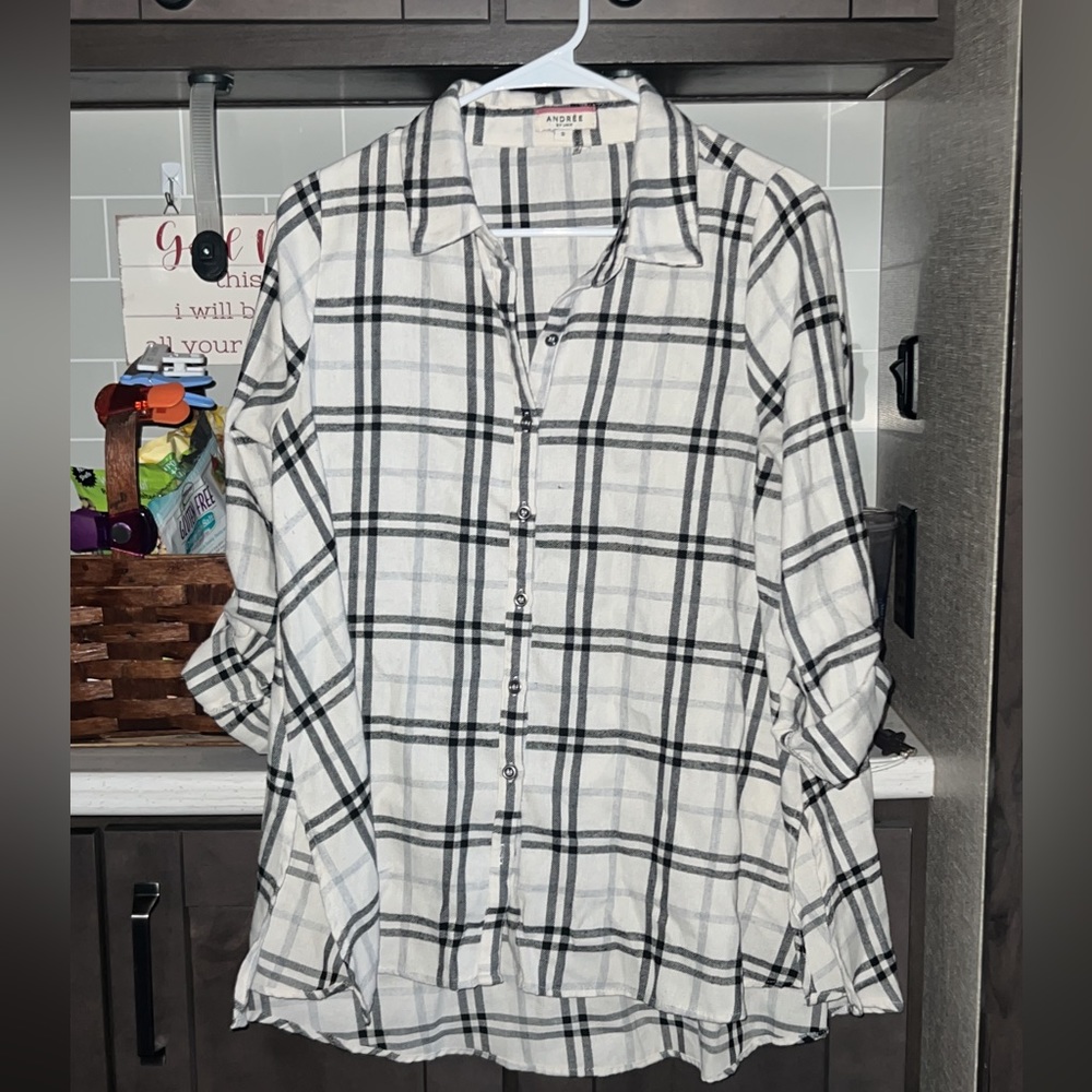 White with black strips shirts